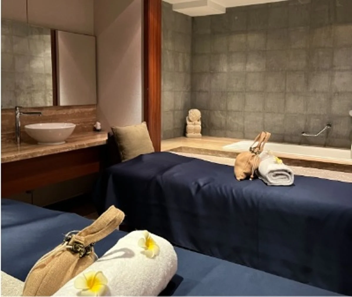 Relaxing luxury spa interior